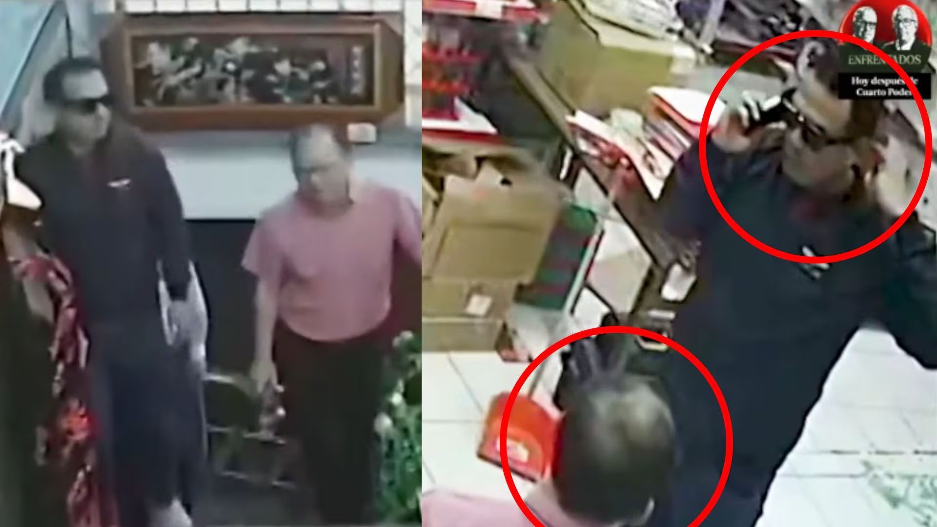 Presidente fue captado fuera de Palacio junto al empresario chino Zhihua Yang. | Fotocomposición: Infobae Perú / Cuarto Poder