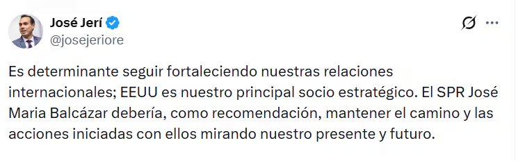 José Jerí reapareció públicamente tras su destitución como jefe de Estado, luego de varios días de silencio y sin brindar declaraciones inmediatas a la prensa - Créditos: @josejeriore.