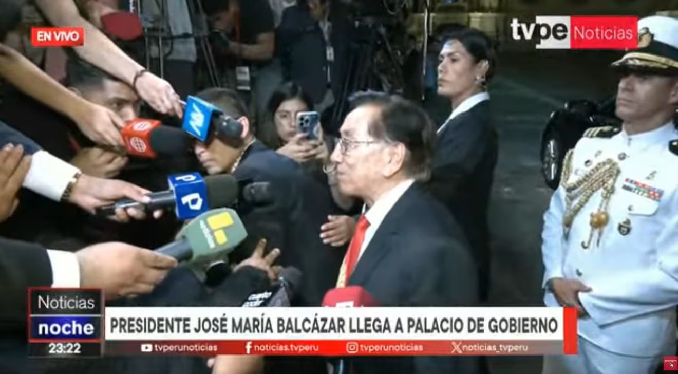 Presidente Balcázar pone en evaluación a sus ministros tras juramentación. TVPerú / Noticias noche.
