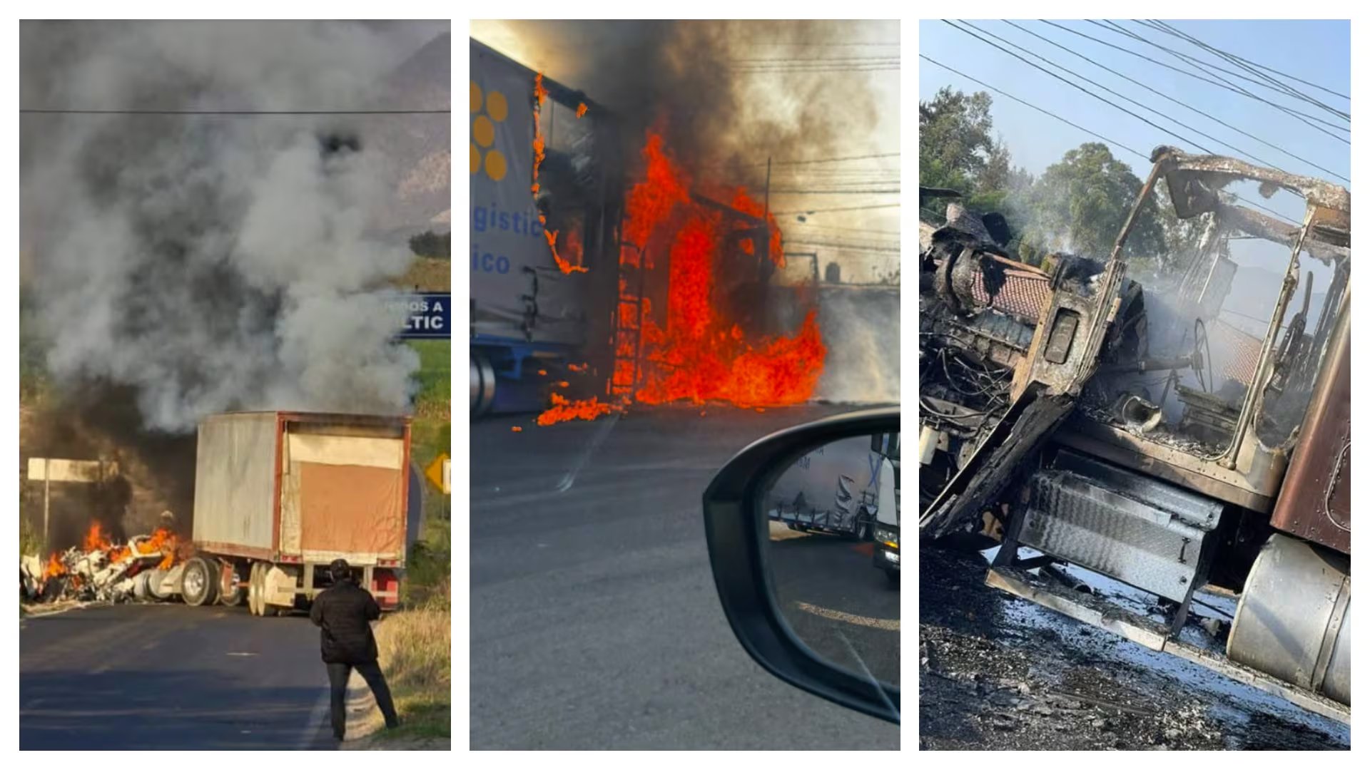 En varios puntos de Jalisco civiles armados han impedido el libre paso a alas autoridades y a la ciudadanía Fotos: Facebook Conociendo México
