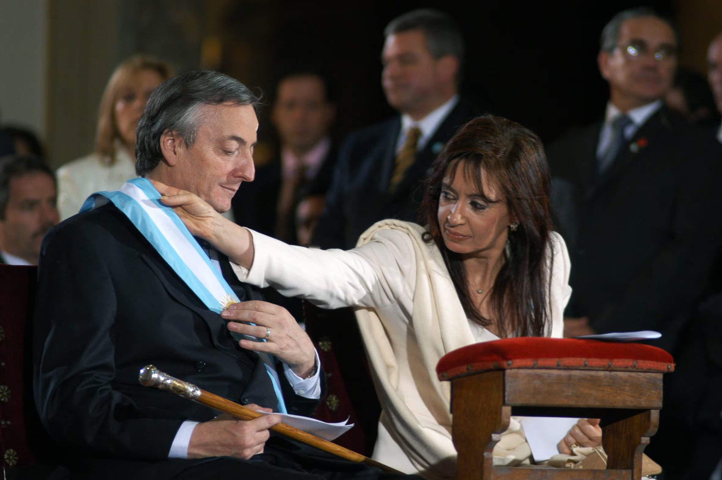 La Sala III hizo lugar a una medida cautelar y dejó sin efecto, en forma preventiva, la resolución 2024-1092-ANSES que había dado de baja el beneficio derivado del fallecimiento de Néstor Kirchner (EFE/Jorge Aloy)
