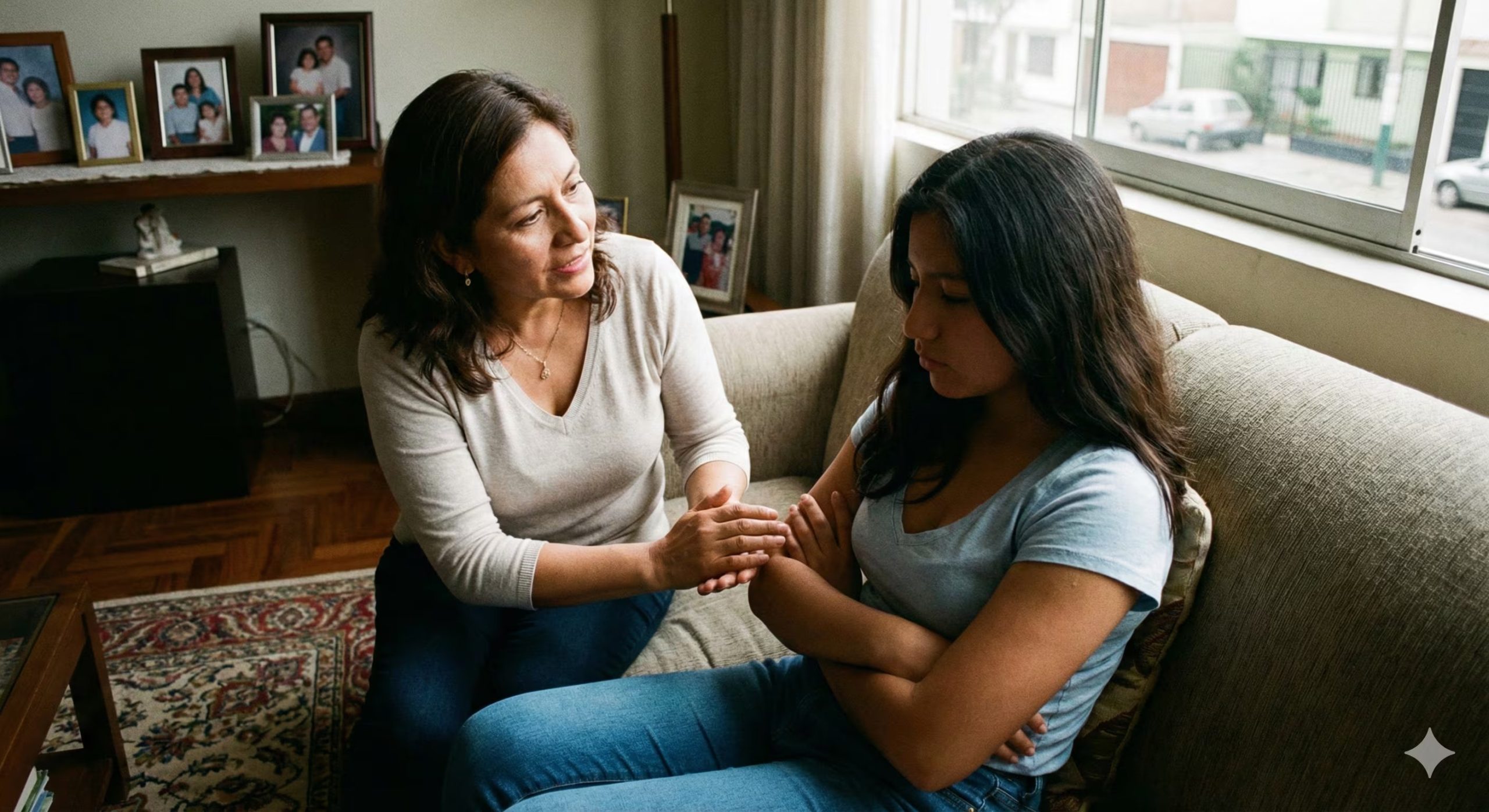 La teoría de la selección de parentesco explica por qué las personas protegen más a quienes comparten mayor cantidad de genes (Imagen Ilustrativa / Infobae / Gemini)