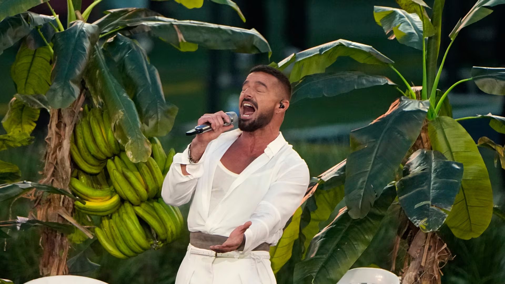 Ricky Martin en la pasada Super Bowl