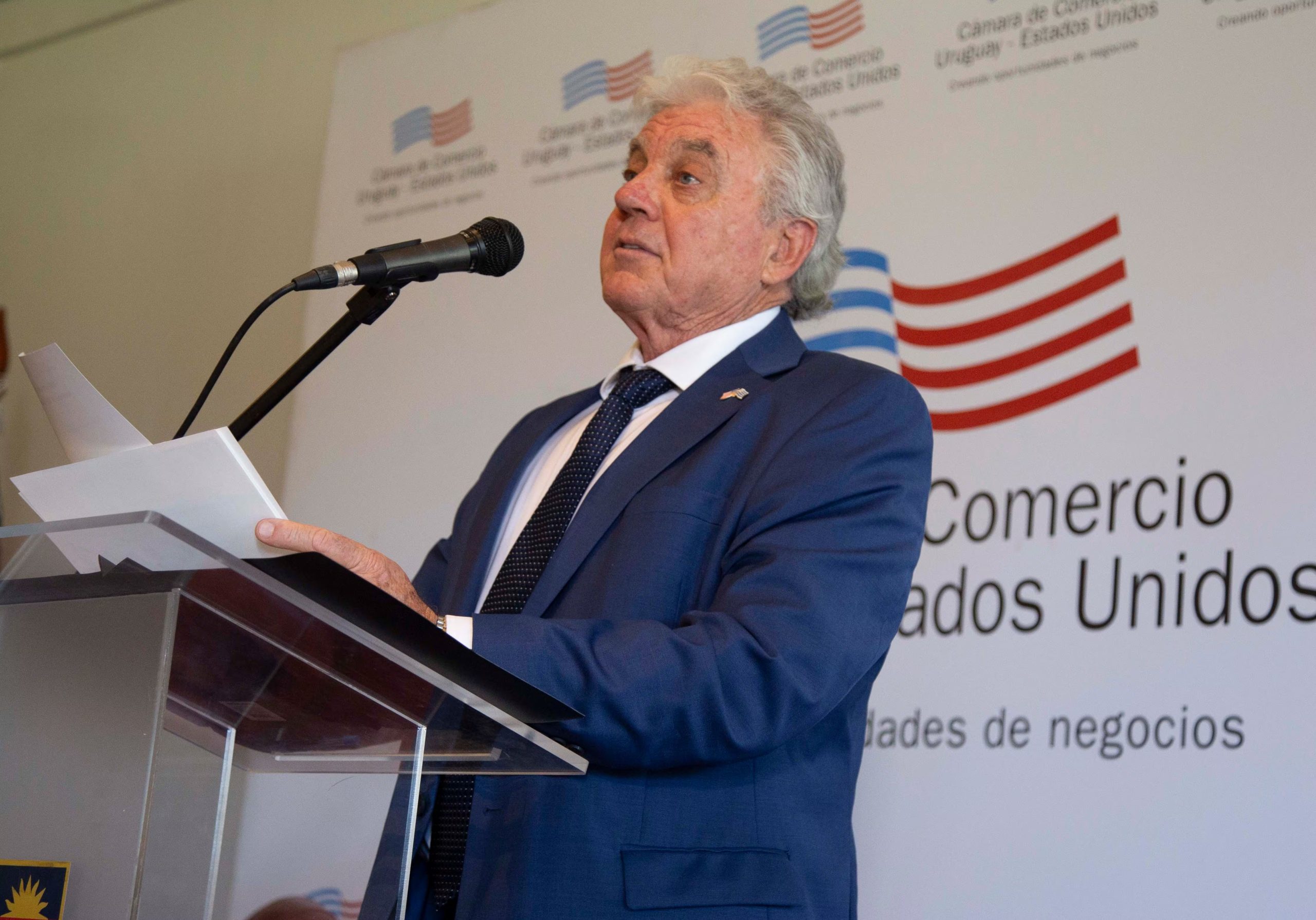 El embajador de Estados Unidos en Uruguay, Lou Rinaldi (Presidencia Uruguay)