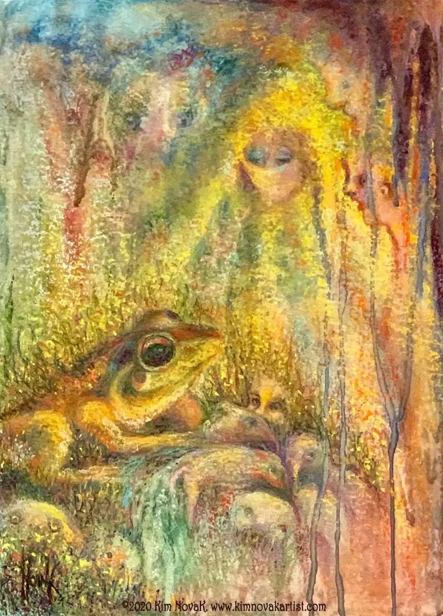 Una de las pinturas de Kim Novak llamada 