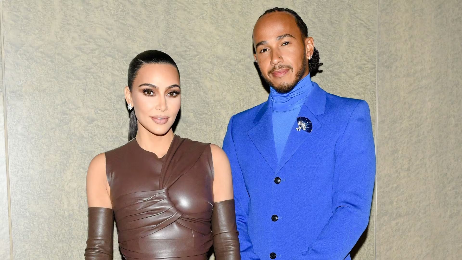 La familia de Kim Kardashian pidió que la dejen ser feliz con Lewis Hamilton. (Shutterstock)