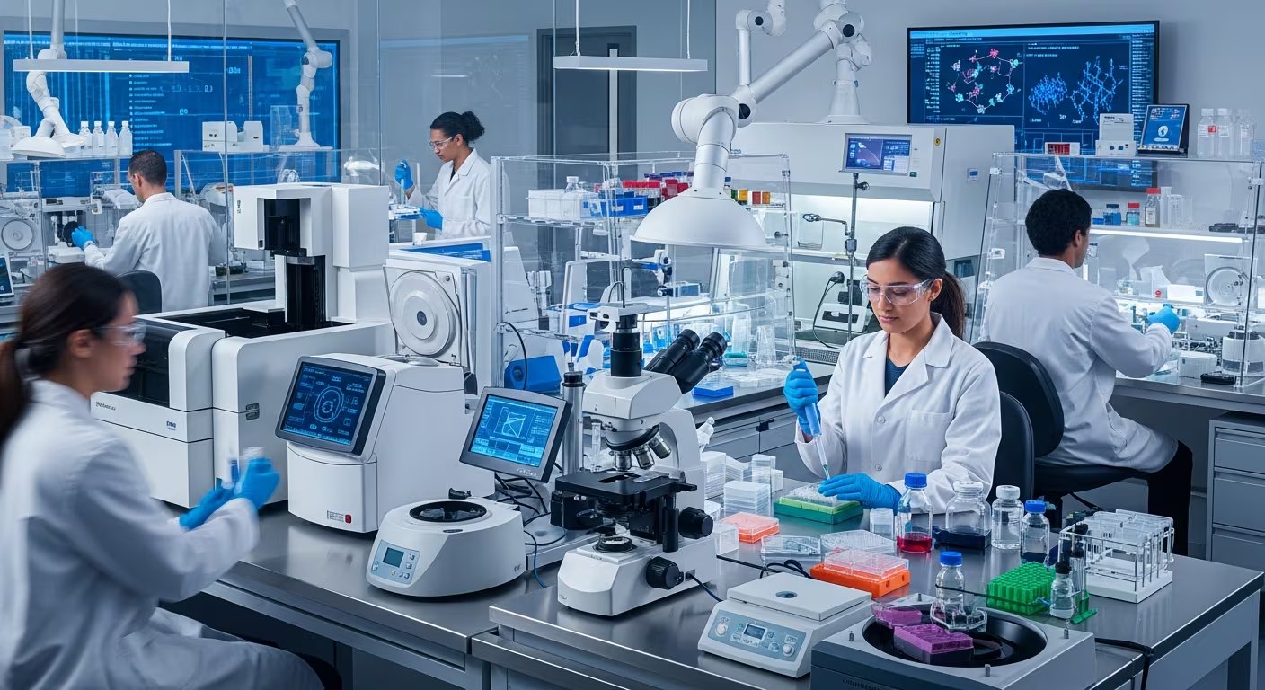 IsoDDE, la nueva plataforma de Isomorphic Labs, supera las limitaciones de AlphaFold 3 en la predicción de estructuras biomoleculares para el descubrimiento de drogas. (Imagen Ilustrativa Infobae)