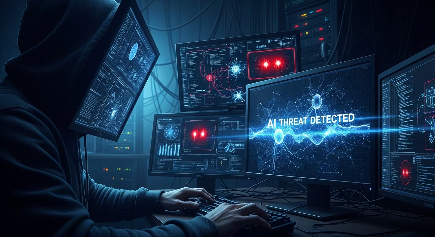 La infiltración mediante identidades falsas, SaaS y servicios en la nube complica la detección temprana de ciberataques con IA en infraestructuras corporativas. (Imagen Ilustrativa Infobae)