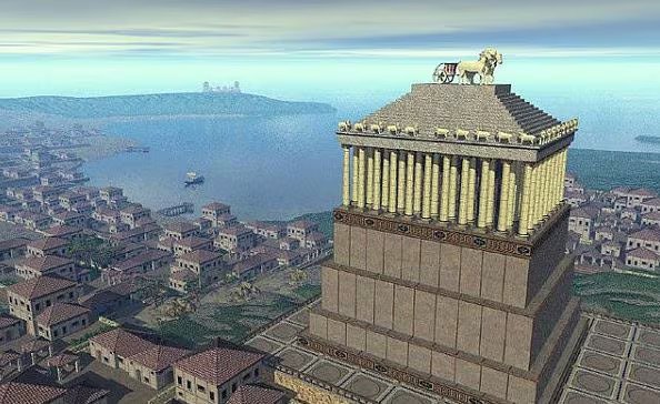 El Mausoleo de Halicarnaso, una de las siete maravillas del mundo antiguo (Foto: Captura)