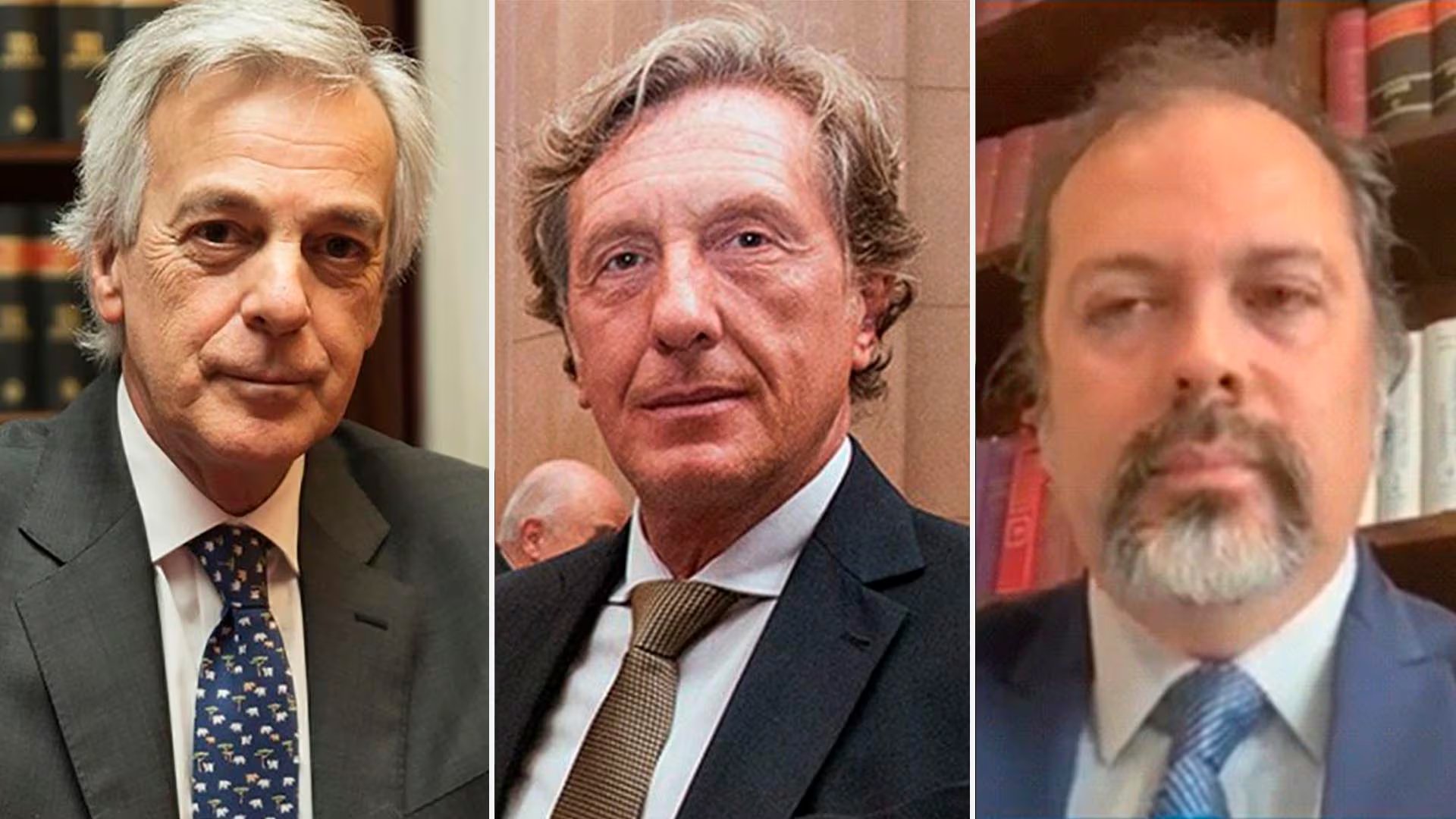 Martin Irurzun, Eduardo Farah y Roberto Boico. Al pronunciarse sobre los audios, Farah votó en disidencia y respaldó la actuación del juez Casanello