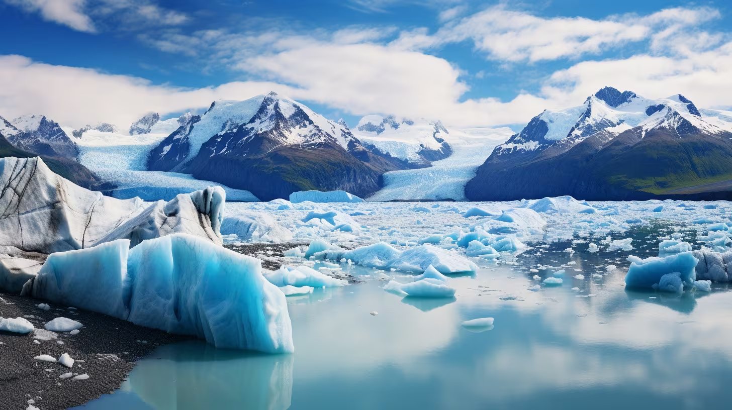 La alteración de los regímenes fluviales y la intensificación de desastres naturales figuran entre los principales riesgos del deshielo de glaciares (Imagen Ilustrativa Infobae)