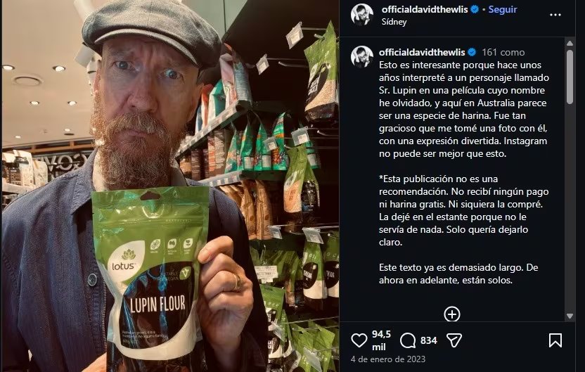 David Thewlis hizo un guiño a su personaje de 