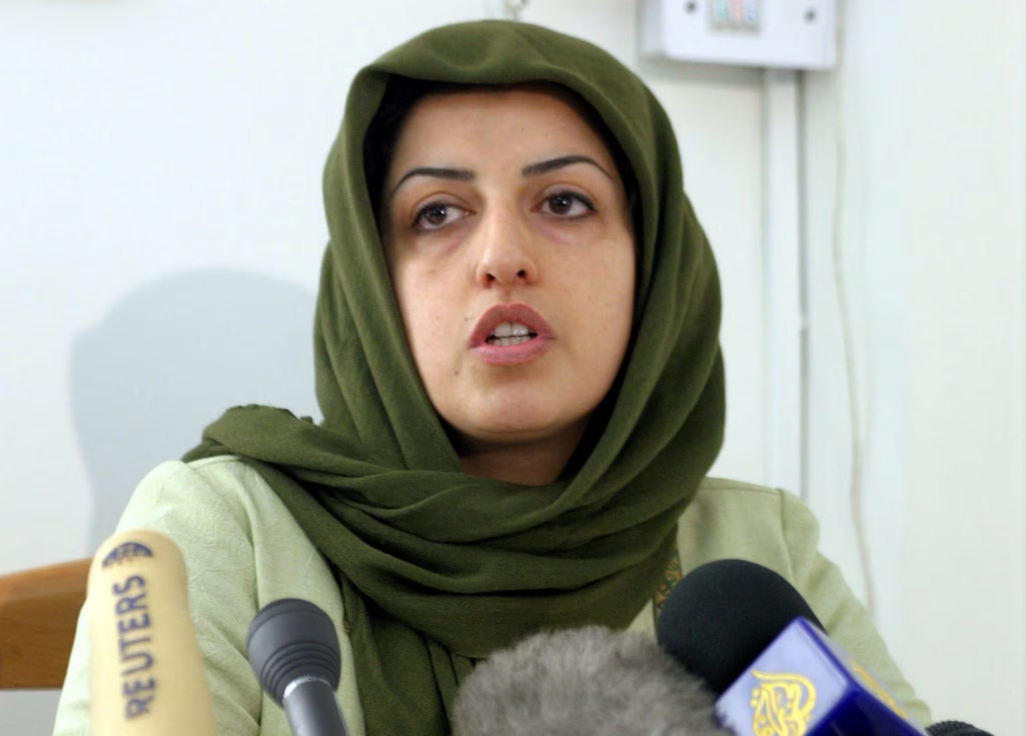 NARGESS MOHAMMADI. EPA/ABEDIN TAHERKENAREH
