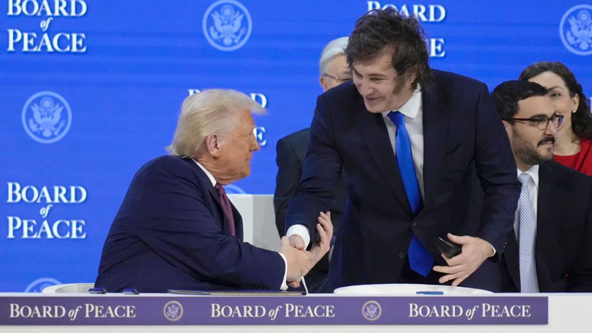 Donald Trump y Javier Milei (Presidencia)