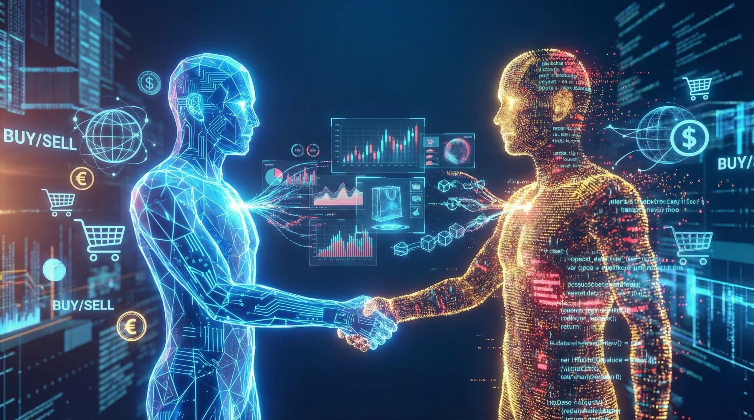 Las principales empresas tecnológicas, como OpenAI, Google, Stripe, Shopify, Amazon y Mastercard, desarrollan infraestructuras compatibles con el nuevo ecosistema de comercio automatizado
(Imagen Ilustrativa Infobae)