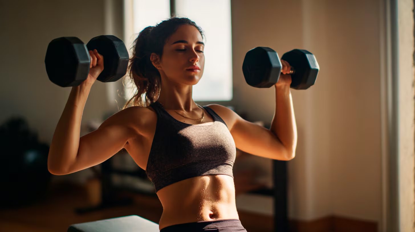 La importancia del entrenamiento de fuerza matutino se refleja en estudios recientes sobre bienestar (Imagen Ilustrativa Infobae)