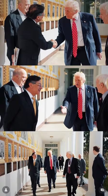 Petro y Trump calificaron la reunión como positiva - crédito @juandiegocano/IG
