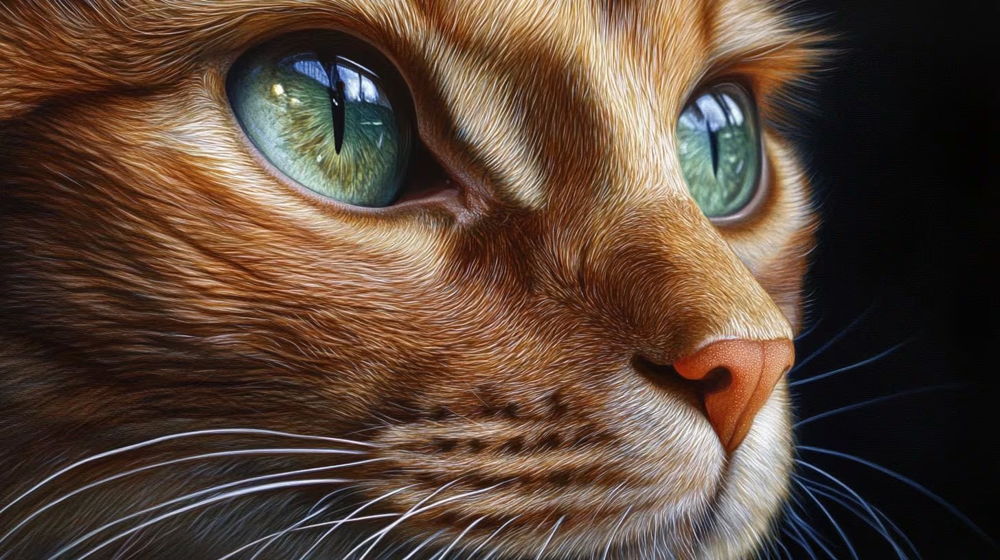 El ojo de los gatos posee el tapetum lucidum, una capa reflectante detrás de la retina ausente en los humanos (Imagen Ilustrativa Infobae)