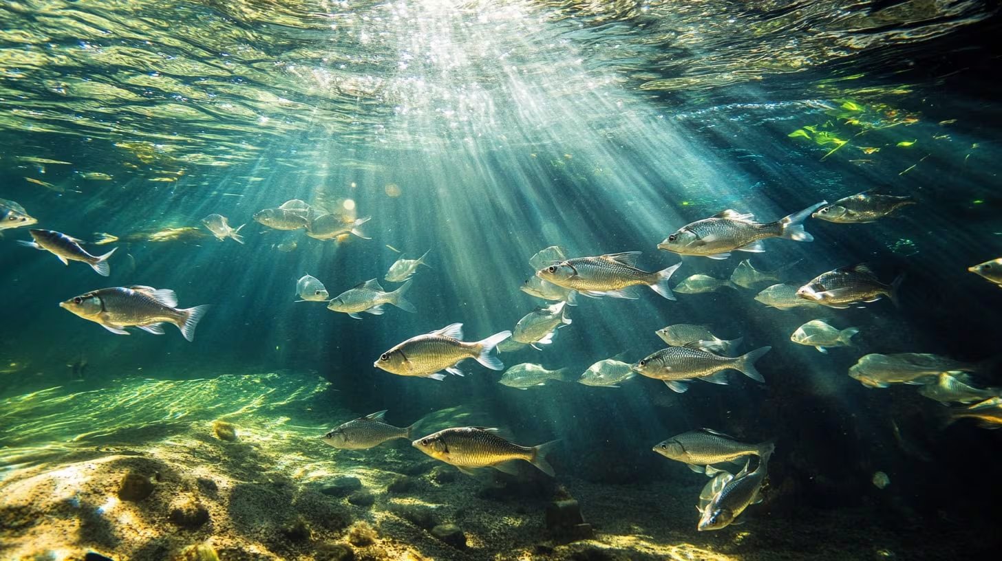 La adaptación del tapetum lucidum también se observa en especies acuáticas como peces, delfines y ballenas (Imagen Ilustrativa Infobae)