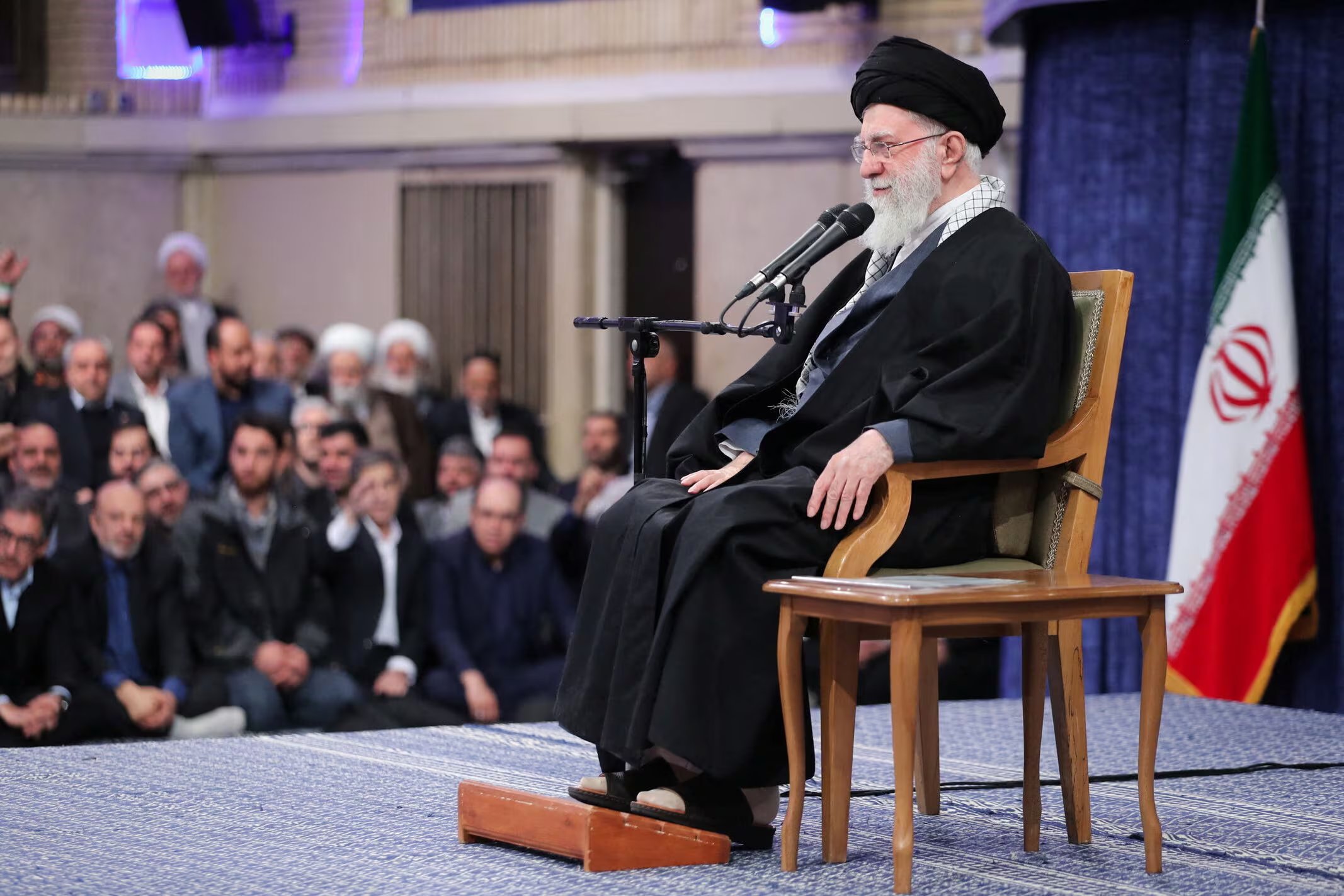  Los actos tuvieron lugar al cumplirse cuarenta días desde el punto álgido de las protestas. WANA (West Asia News Agency)/via REUTERS