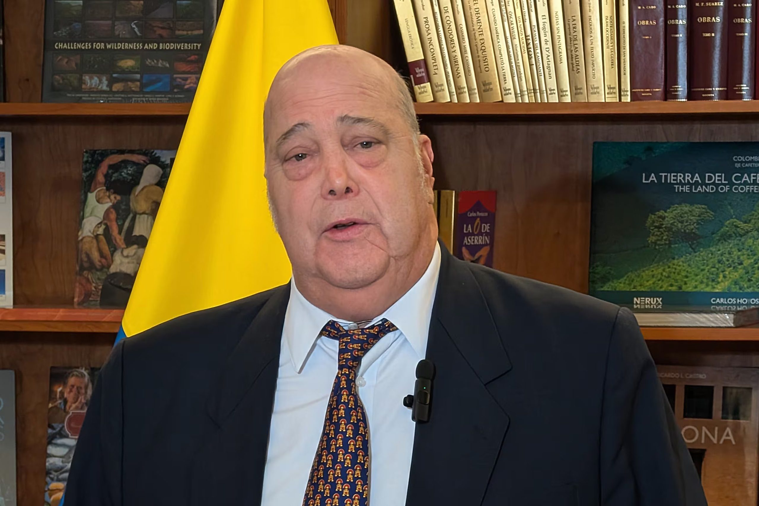 Daniel García-Peña, embajador de Colombia en Estados Unidos, estará en el encuentro entre Gustavo Petro y Donald Trump - crédito Eduard Ribas Admetlla/EFE