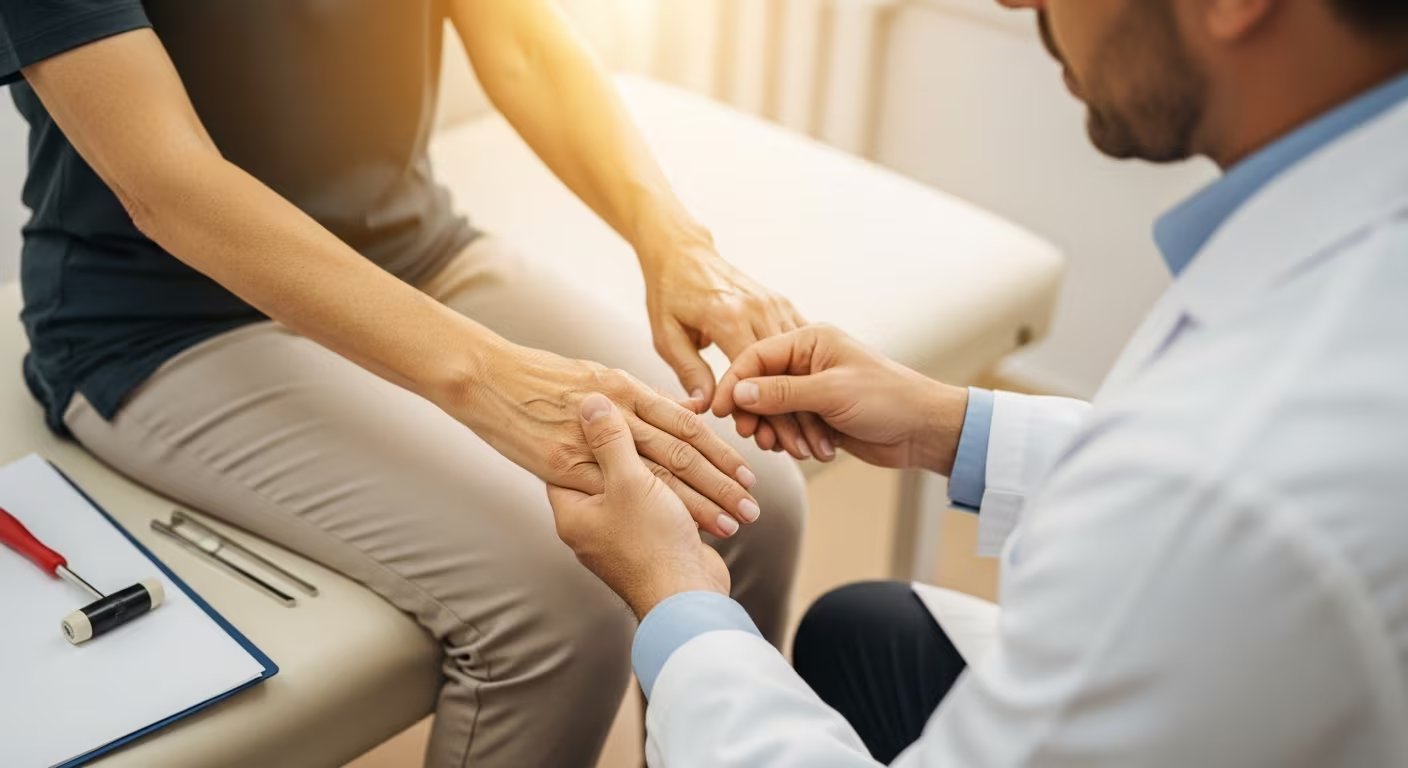 El diagnóstico de la artritis reumatoide generalmente se realiza clínicamente, es decir, con base en los síntomas, el historial médico y un examen físico detallado. (Imagen Ilustrativa Infobae)