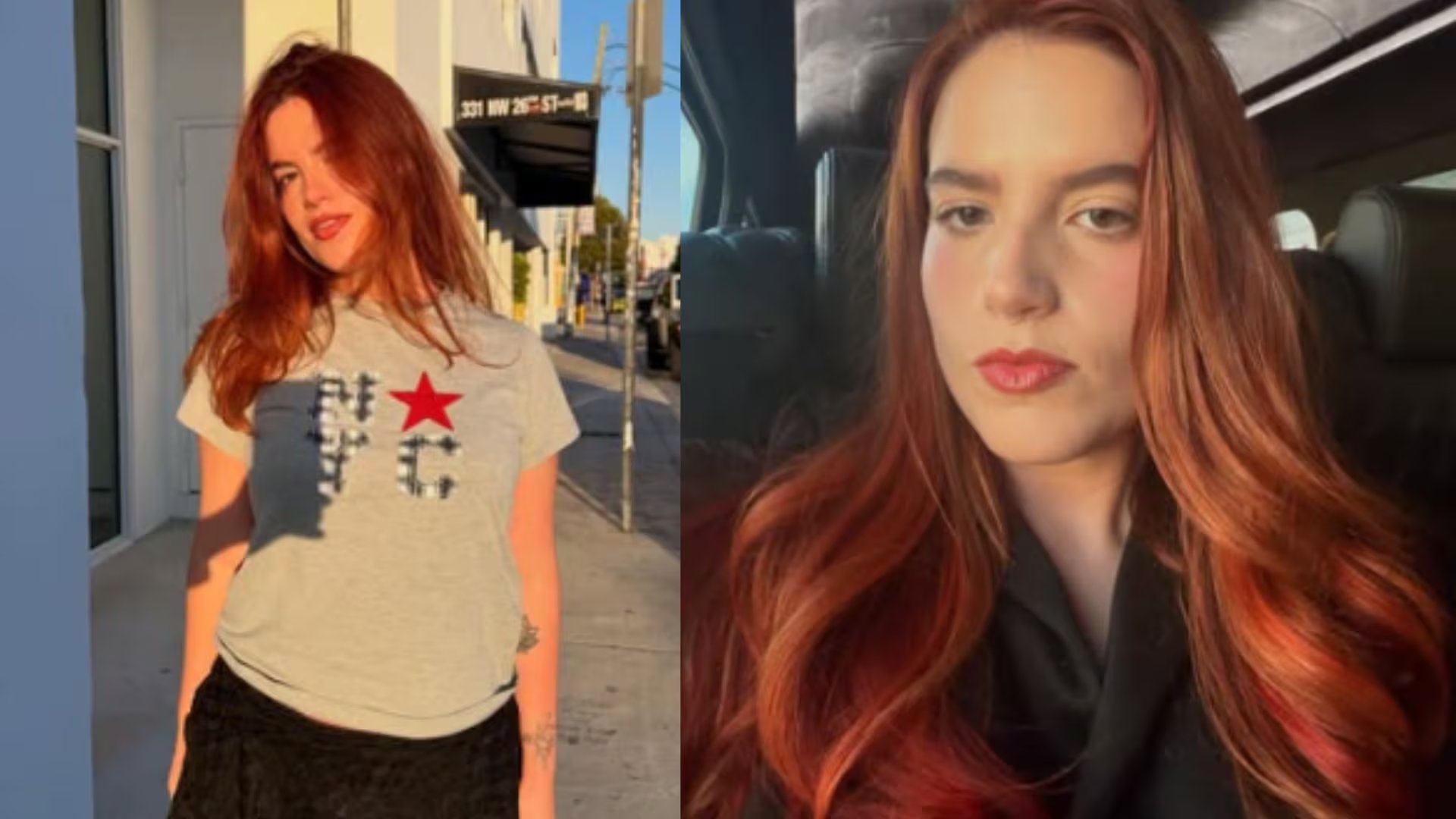 La cantante Nicole Zignago en una composición de dos imágenes, tras revelar detalles sobre su vida amorosa y carrera musical. (Nicole Zignago)