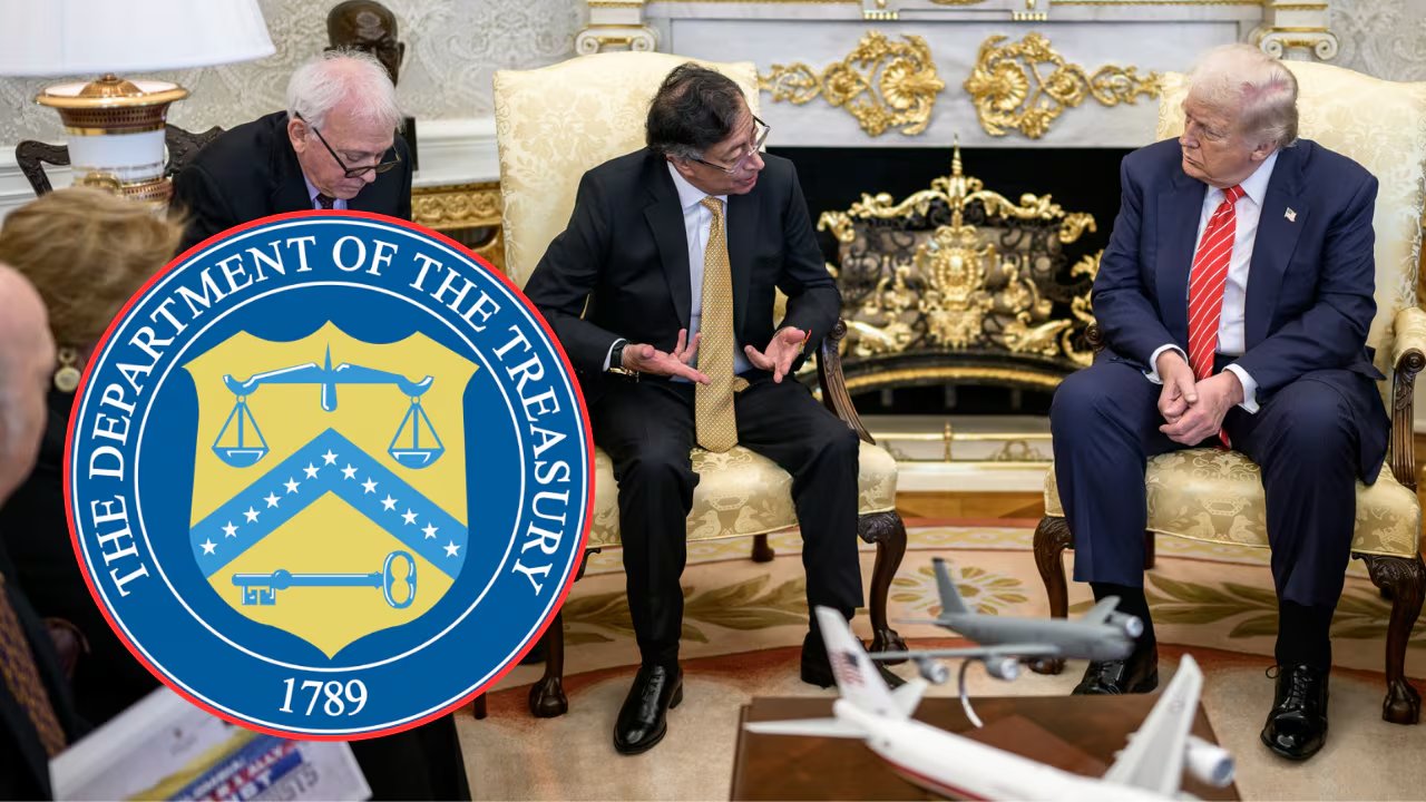 El presidente de la República, que visitió el lunes 3 de febrero a a su homólogo, Donald Trump, continúa en la Lista Clinton, al ser relacionado con presuntas organizaciones criminales - crédito Presidencia - suministrado a Infobae Colombia