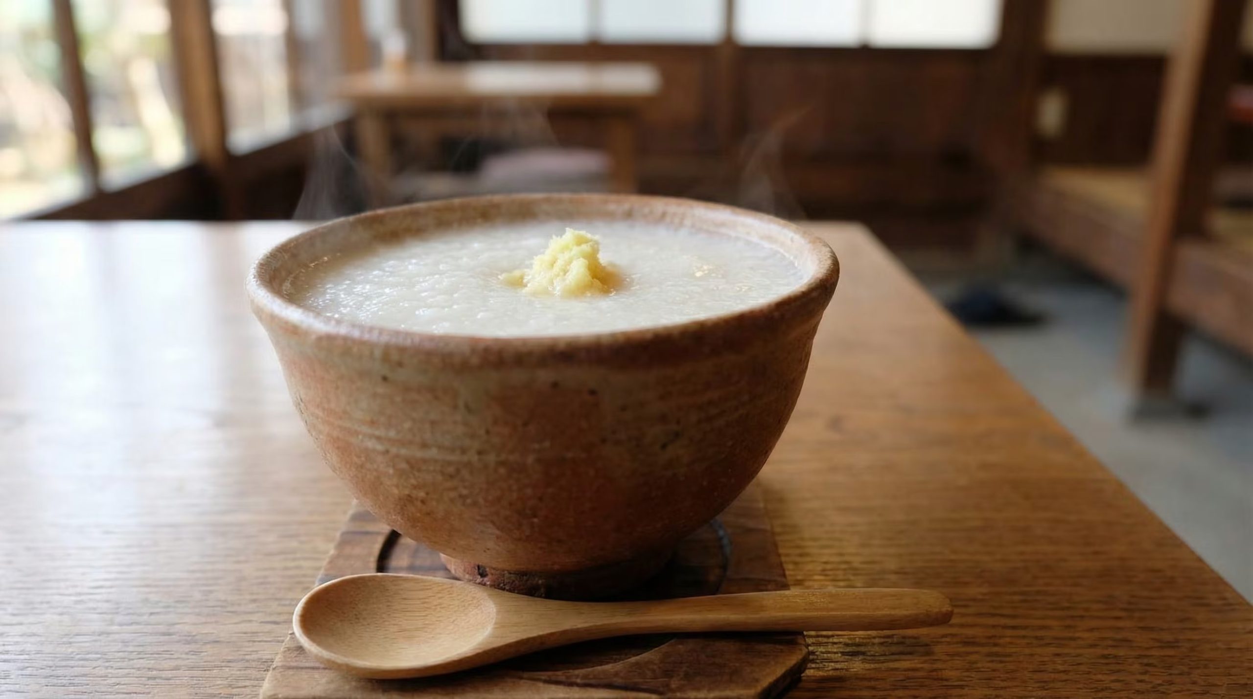 Amazake listo para disfrutar: servido en una taza japonesa, el amazake sorprende por su sabor suave y su valor nutritivo, ideal tanto frío como caliente
(Imagen Ilustrativa Infobae)