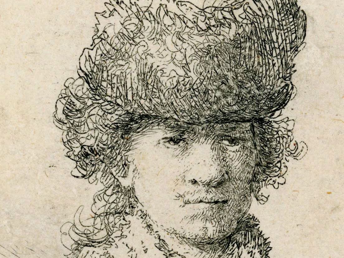 La muestra abarca la evolución creativa de Rembrandt, sus años de esplendor, juventud, periodos de duelo y la lucha contra la pobreza