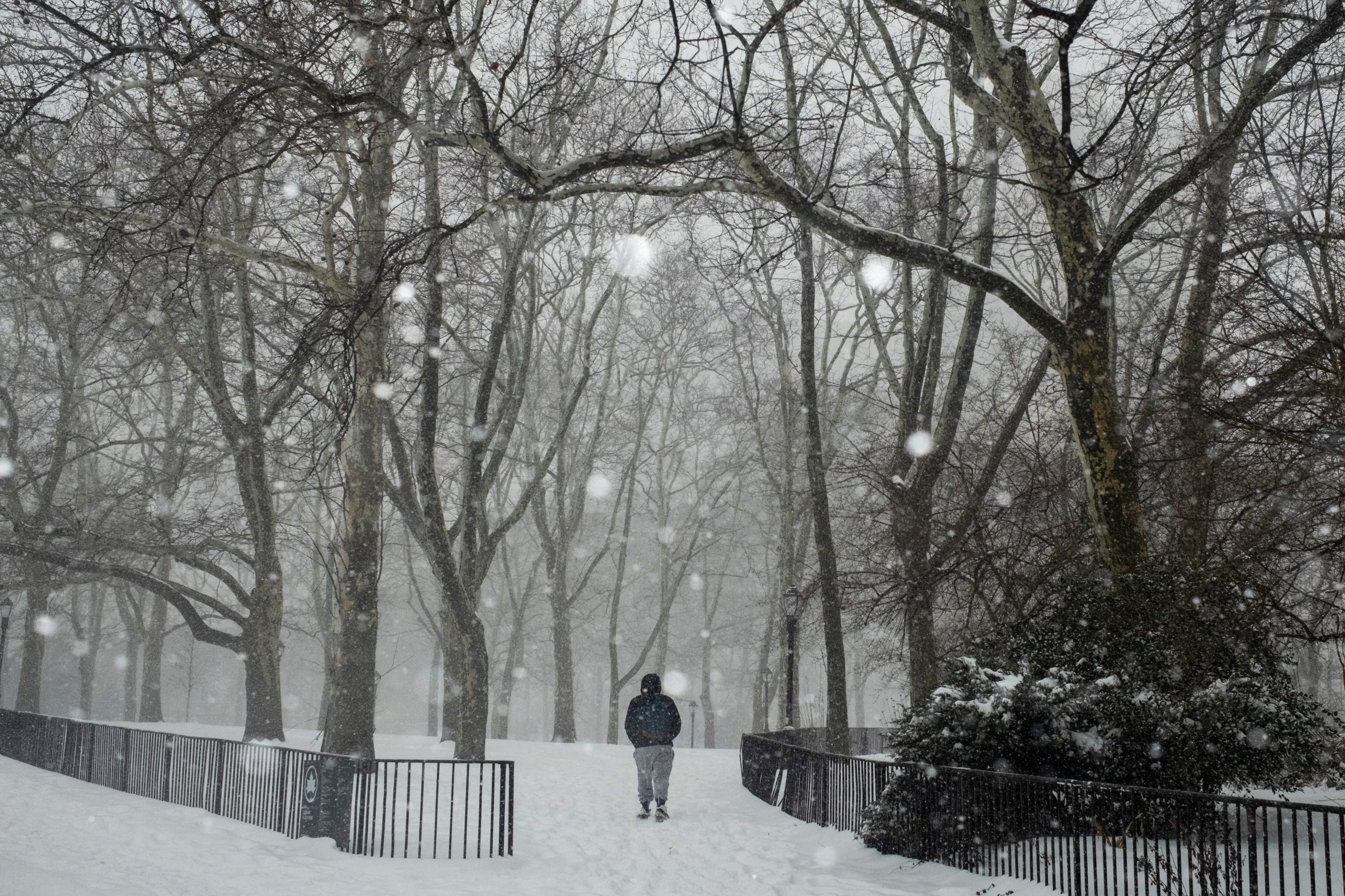 Las recientes lluvias favorecen el deshielo en el sur, pero elevan el riesgo de inundaciones urbanas y crecidas en ríos de Tennessee y Carolina del Norte. (REUTERS/Amr Alfiky)