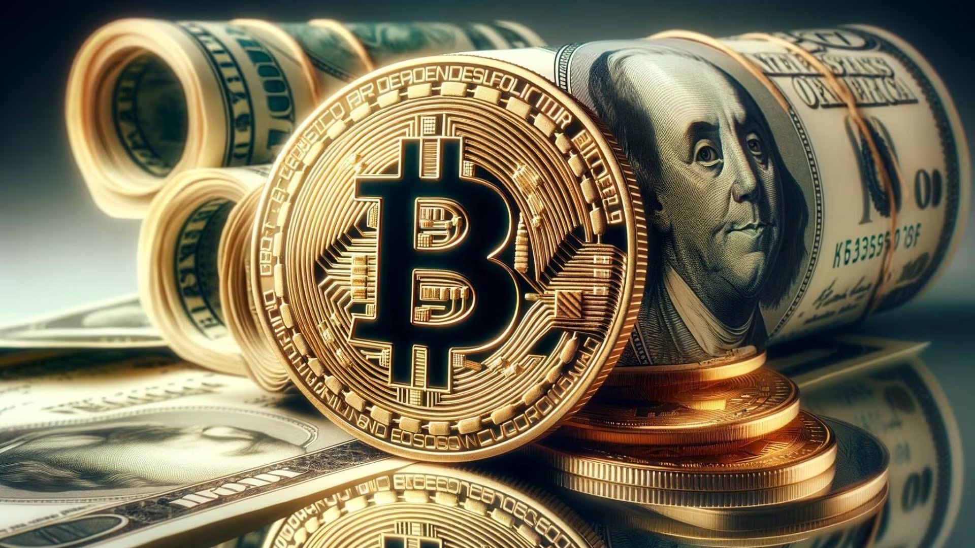 Bitcoin es una criptomoneda descentralizada y un sistema de pago digital. (visualesIA)