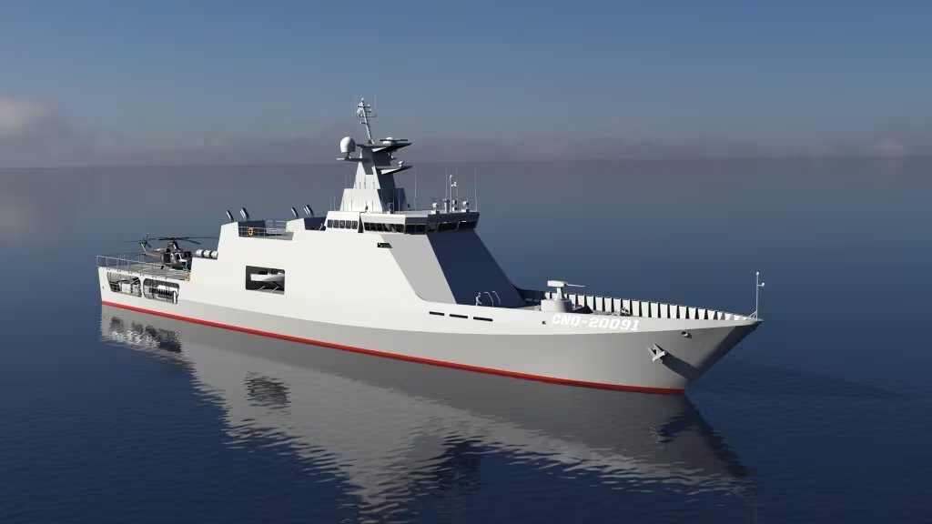 Diseño de las futuras patrulleras oceánicas de Uruguay (Cardama)