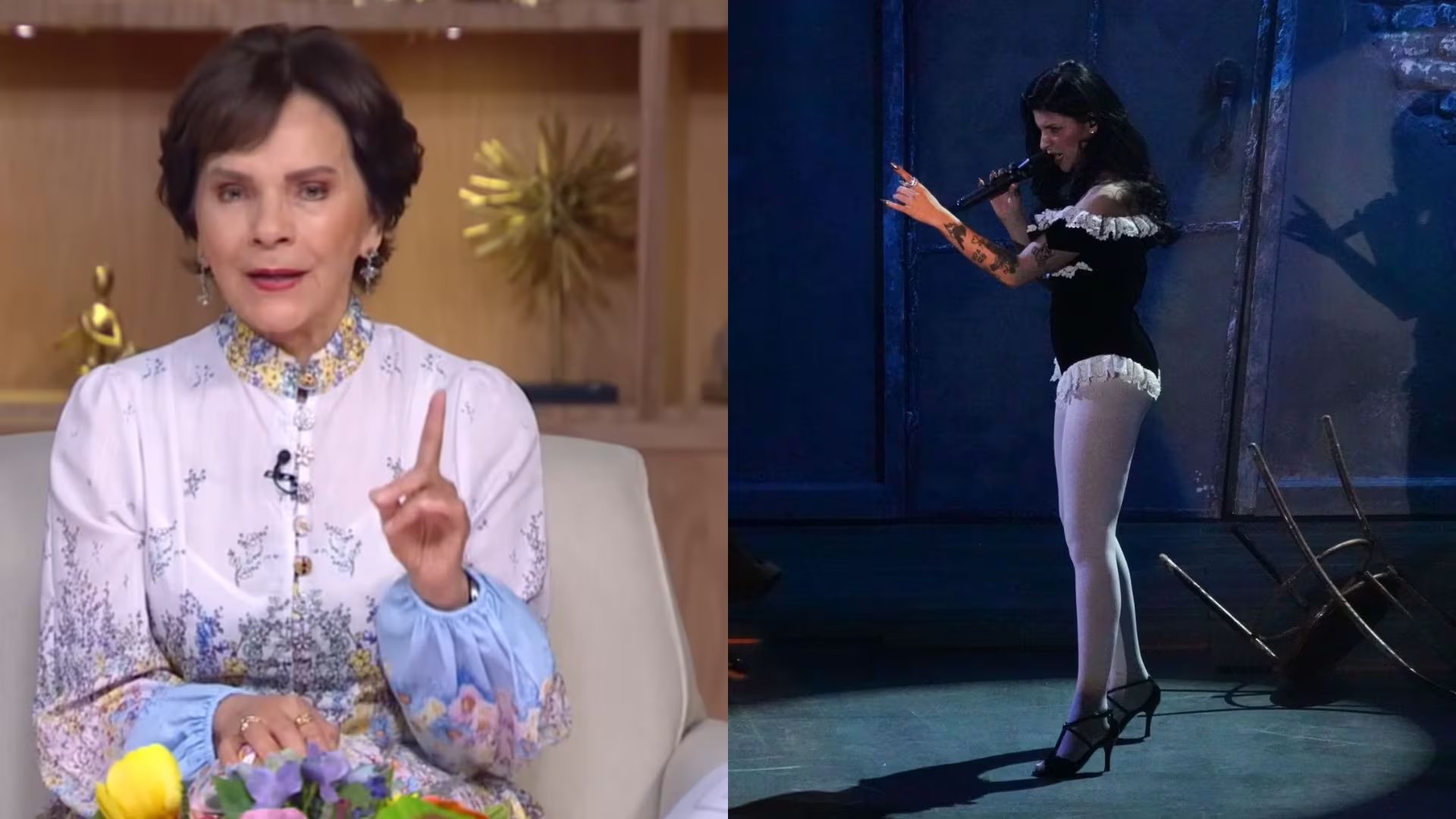 Pati Chapoy demeritó la carrera de Cazzu, asegurando que su éxito se debe a Nodal. (Captura de pantalla/CUARTOSCURoO)