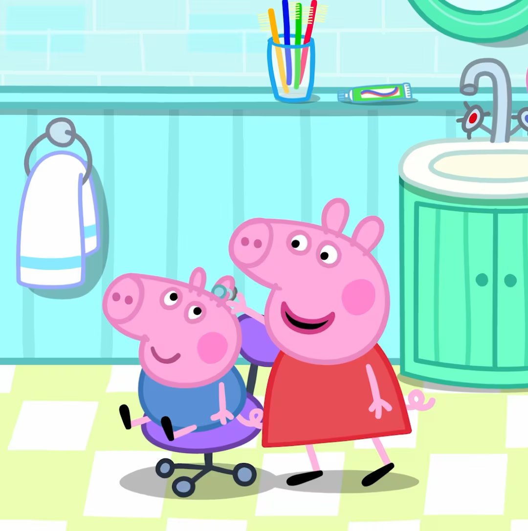 George recibe un audífono en los nuevos episodios (Discovery Kids/HBO)