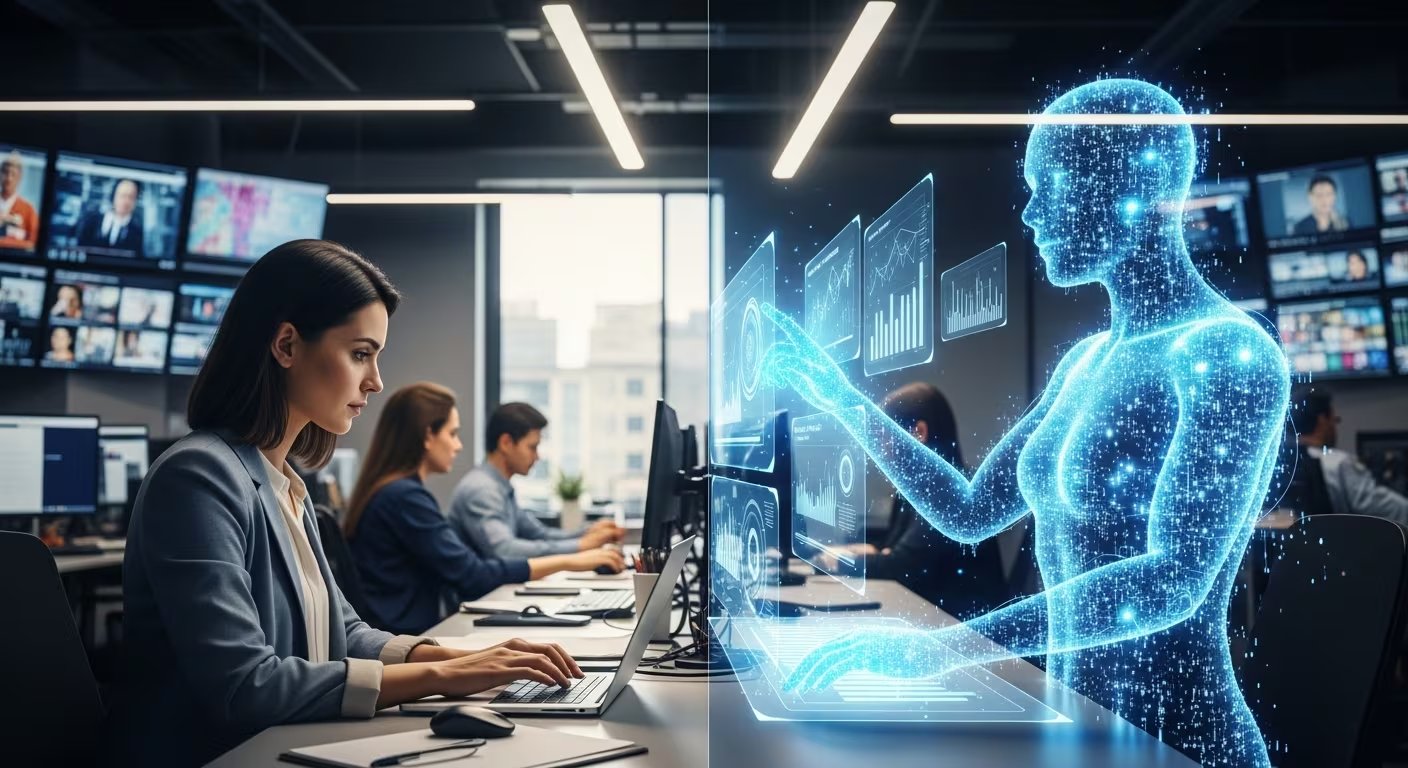 Según datos internos de Anthropic, los modelos de IA ya escriben el 90% del código, ilustrando el rápido avance de la automatización en la industria tecnológica (Imagen Ilustrativa Infobae)