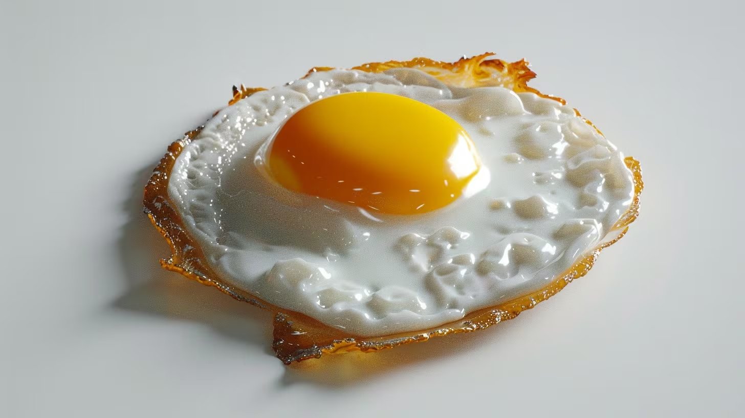 El método ideal para freír huevos con vinagre consiste en aplicar solo una mínima cantidad en los bordes de la clara, nunca sobre el aceite caliente - (Imagen Ilustrativa Infobae)