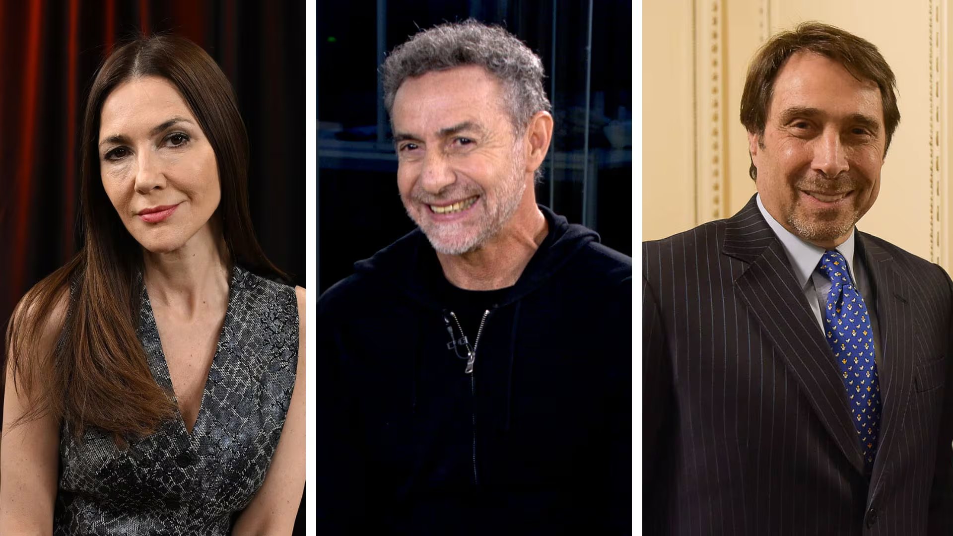 Cristina Pérez, Luis Majul y Eduardo Feinmann