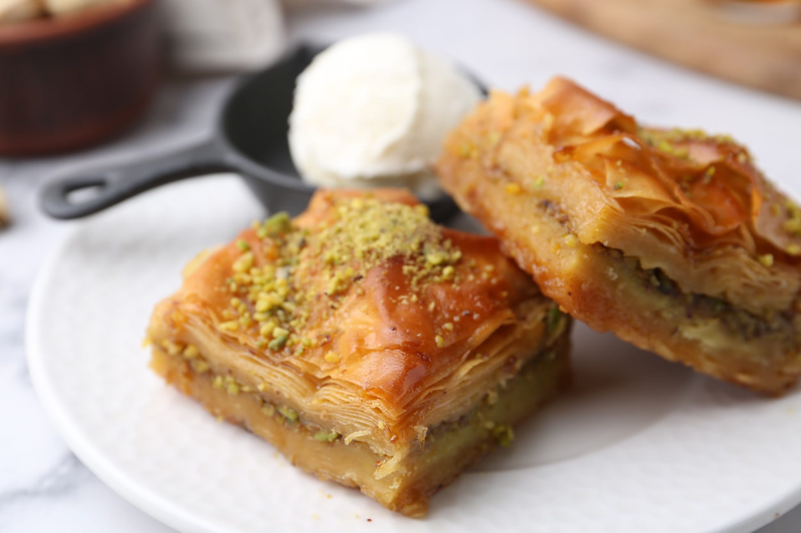 Receta de baklava casero, el postre más típico de la cocina turca (Adobe Stock)