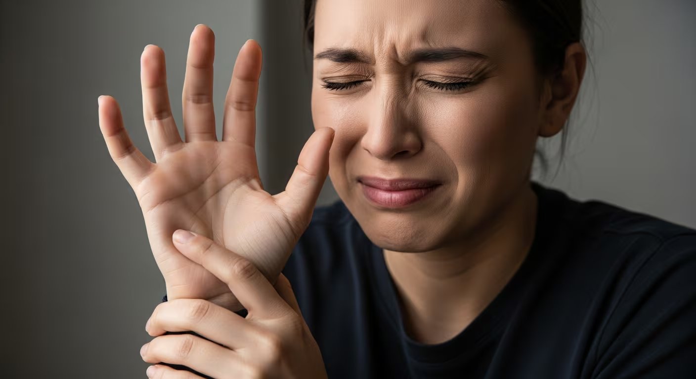 Los síntomas frecuentes incluyen molestias, sensación de debilidad y dificultad para mover la muñeca si el bulto crece o presiona estructuras vecinas (Imagen Ilustrativa Infobae)