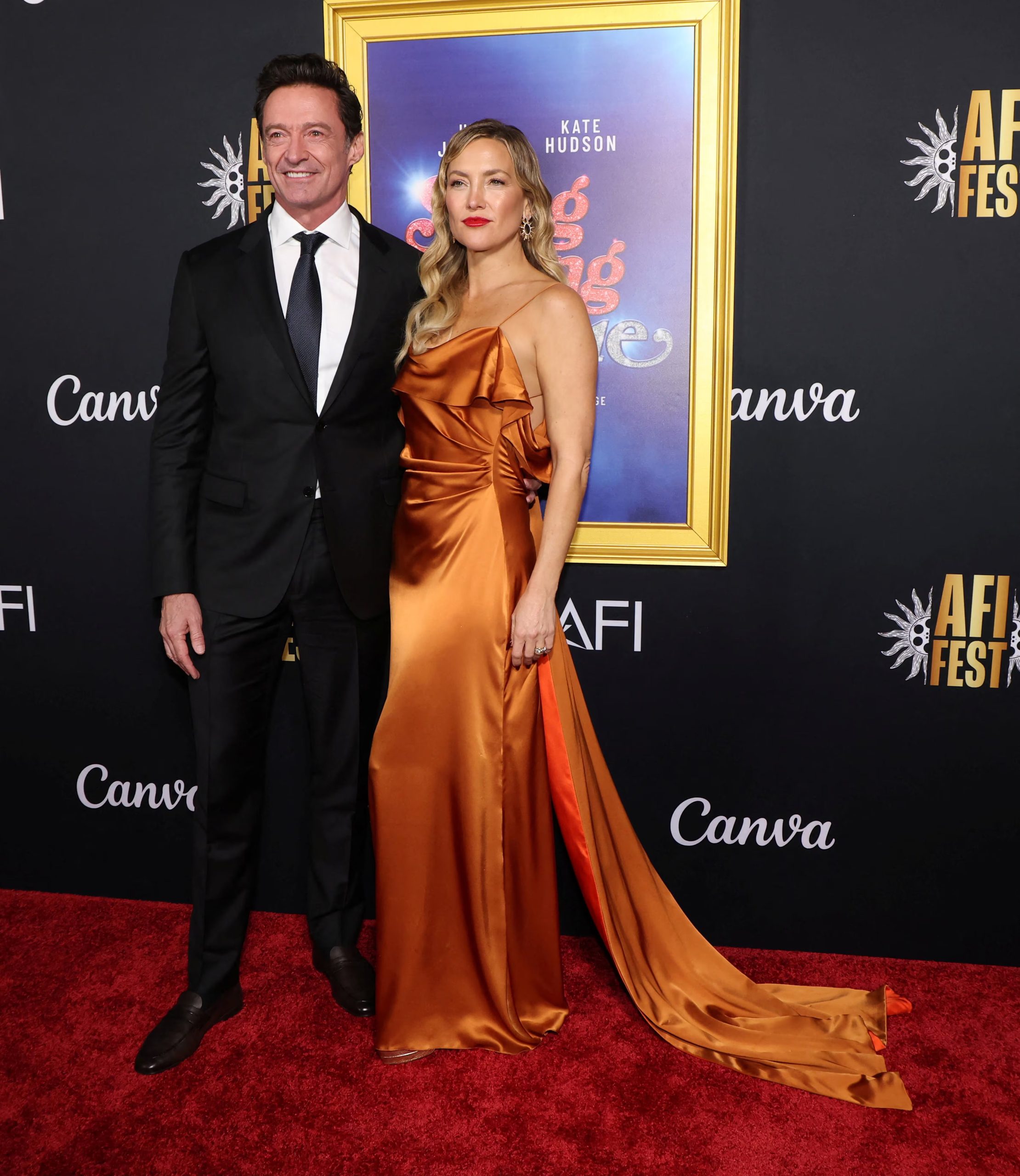 Hudson elogió a Hugh Jackman como un colega excepcional, destacando la importancia de la colaboración en el cine (REUTERS/Mario Anzuoni)