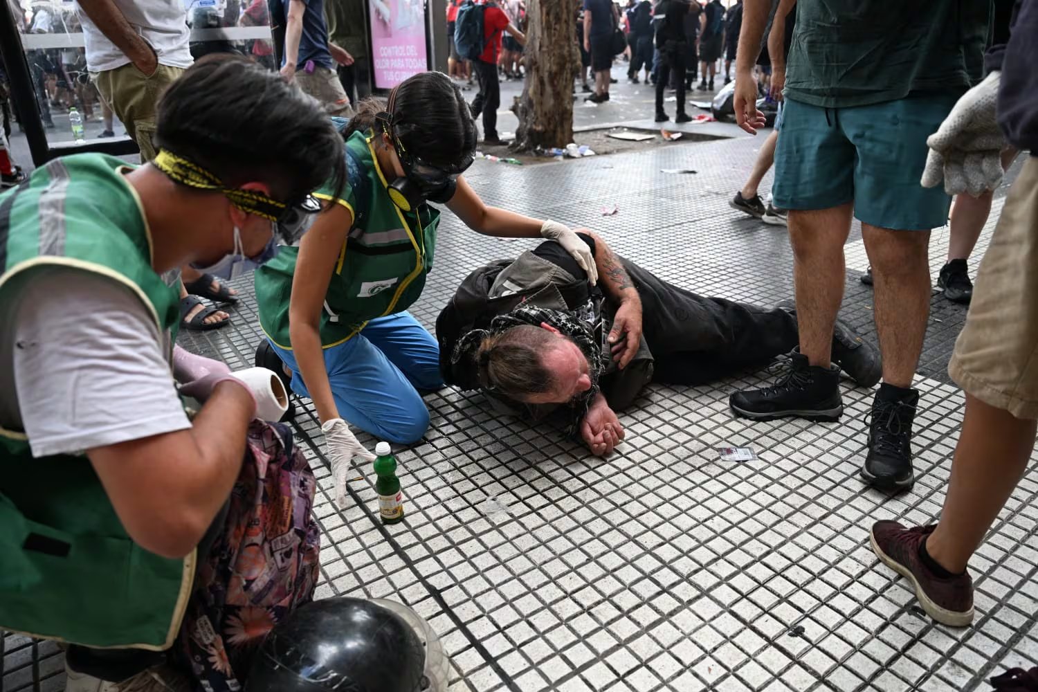 Marcha en el congreso contra la Reforma Laboral
 ((Maximiliano Luna))