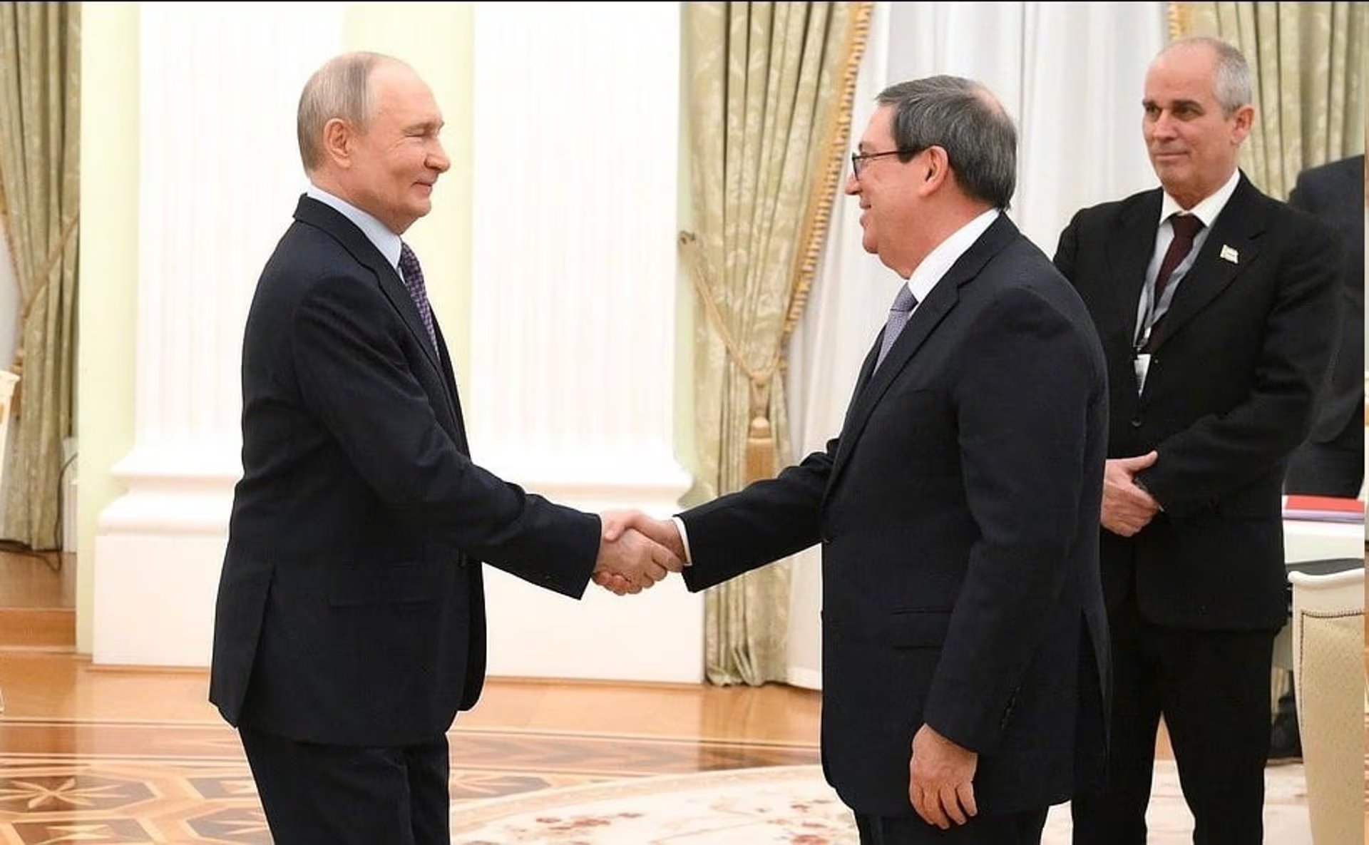 19/02/2026 El presidente ruso, Vladimir Putin, recibe en Moscú al ministro de Exteriores de Cuba, Bruno Rodríguez
POLITICA
MINISTERIO DE EXTERIORES RUSO EN X