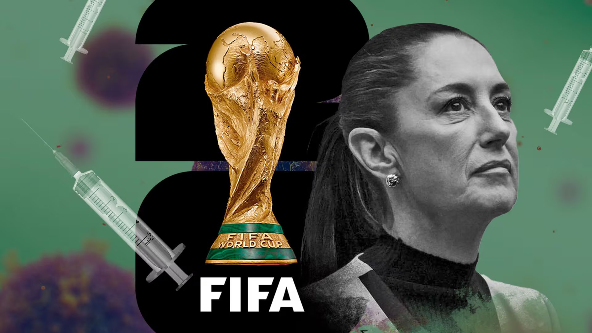 Claudia Sheinbaum afirma que se revisan acciones extraordinarias junto a la FMF. (Ilustración: Jovani Pérez)