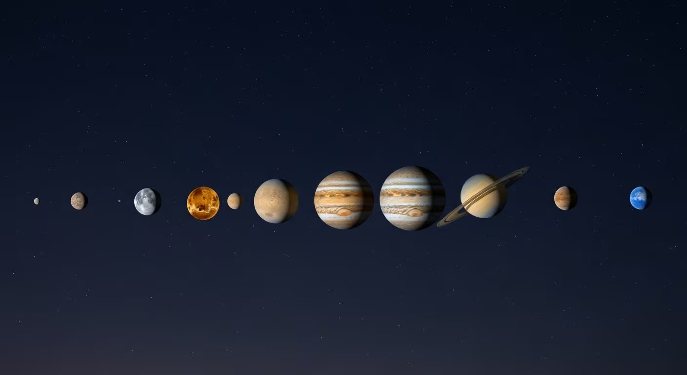 La máxima visibilidad del desfile planetario está prevista para el 28 de febrero, un evento destacado por la NASA para la astronomía urbana (Imagen Ilustrativa Infobae)