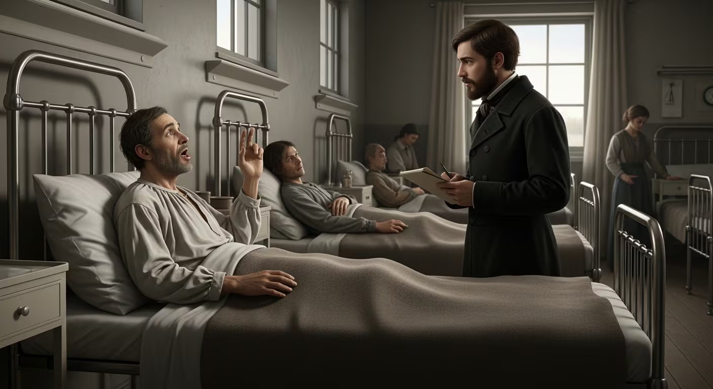 En 1861, Louis Victor Leborgne, apodado 'Tan', llegó al hospital Bicêtre por su incapacidad para pronunciar más que una sílaba (Imagen Ilustrativa Infobae)