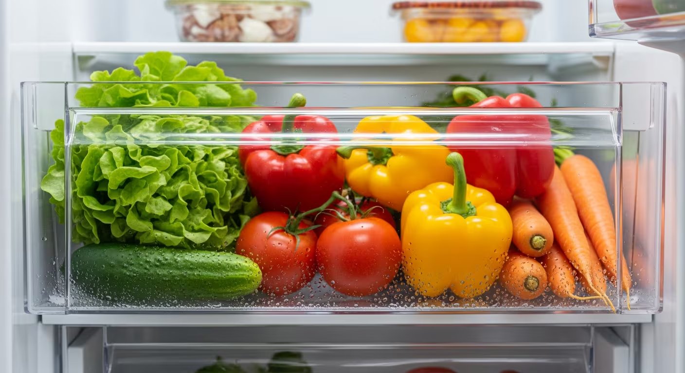 Verduras de hoja y vegetales frescos El almacenamiento adecuado de verduras de hoja y vegetales frescos ayuda a preservar su textura, color y valor nutricional. (Imagen Ilustrativa Infobae)