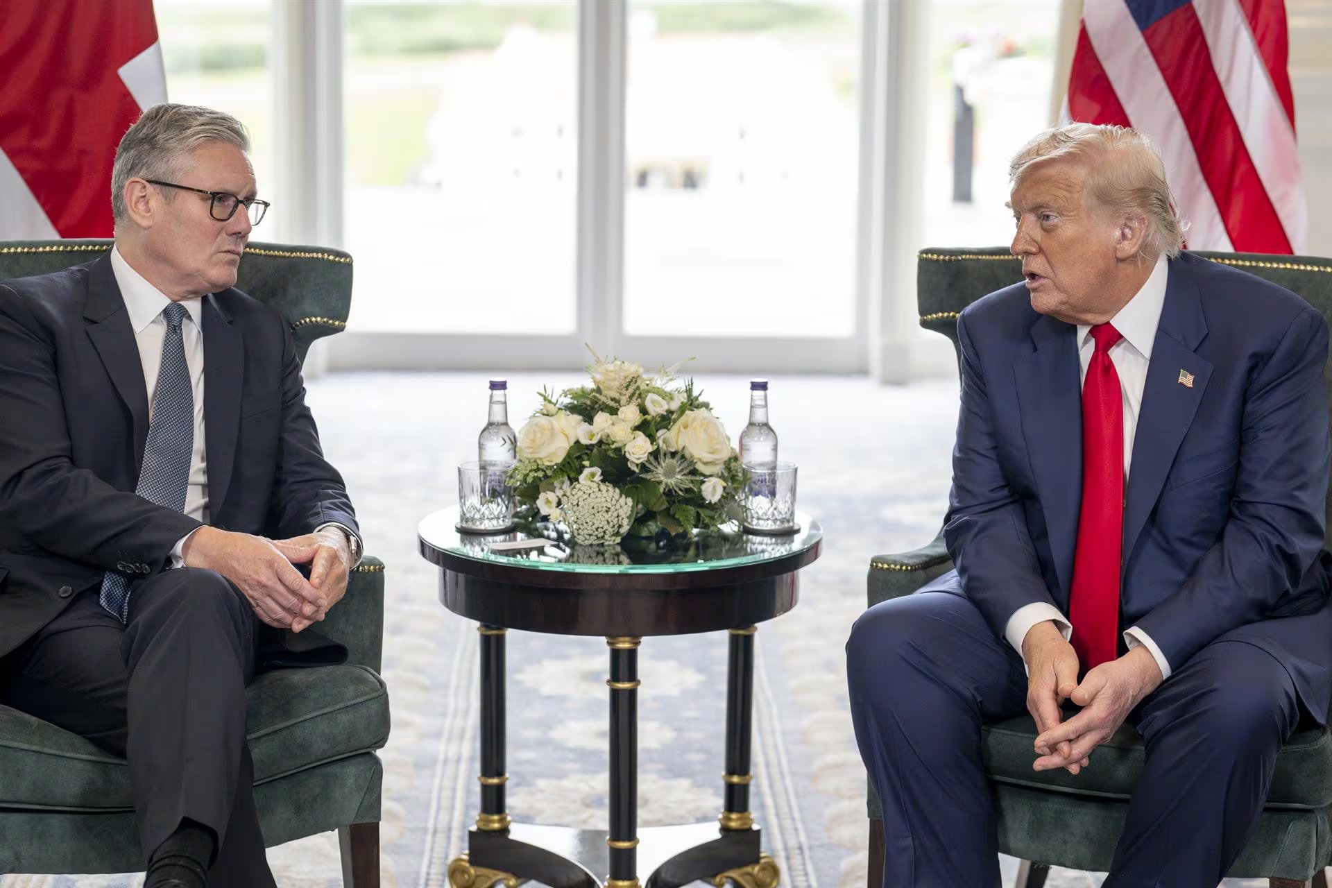 Starmer y Trump abordan las últimas conversaciones sobre la guerra en Ucrania y el programa nuclear de Irán (Europa Press/Archivo)