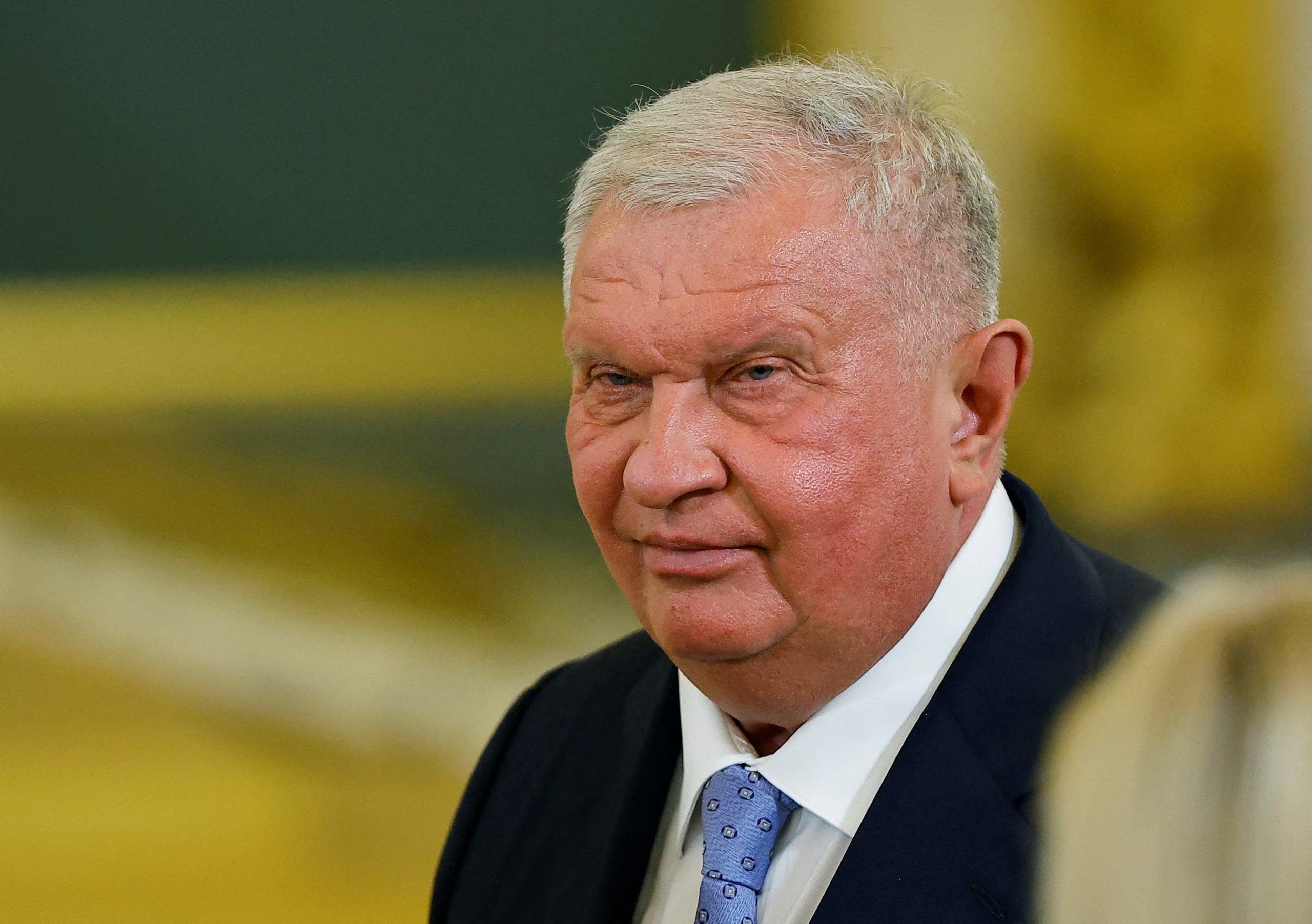 ARCHIVO: El director ejecutivo de la productora de petróleo Rosneft, Igor Sechin, asiste a una ceremonia de entrega de la Orden de San Andrés Apóstol el Primer Llamado al primer ministro de la India, Narendra Modi, en el Kremlin de Moscú, Rusia, el 9 de julio de 2024 (Reuters)
