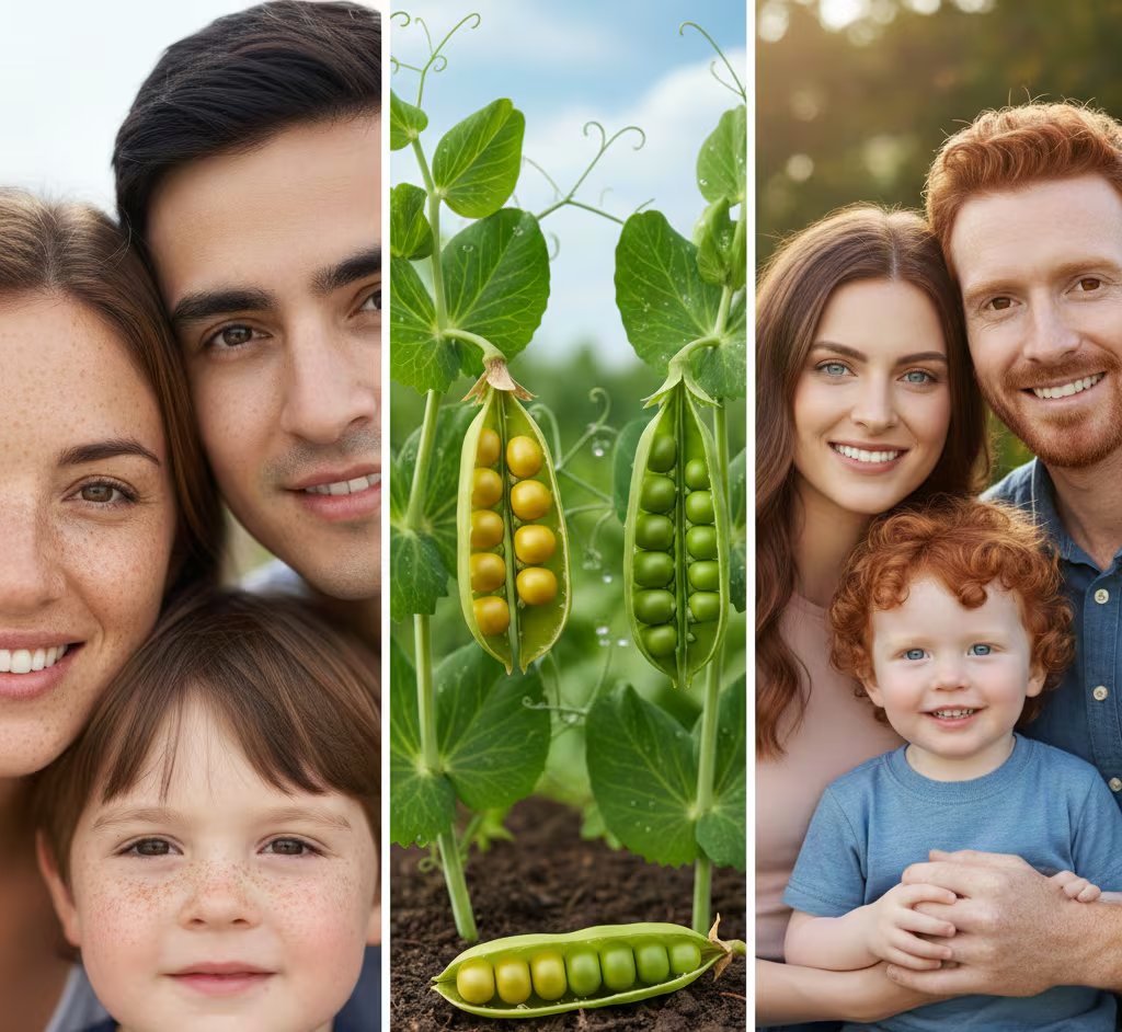 Estos principios, formulados a partir de observaciones rigurosas, explican cómo se transmiten los rasgos de padres a hijos y sentaron las bases de la genética moderna (Imagen Ilustrativa Infobae)